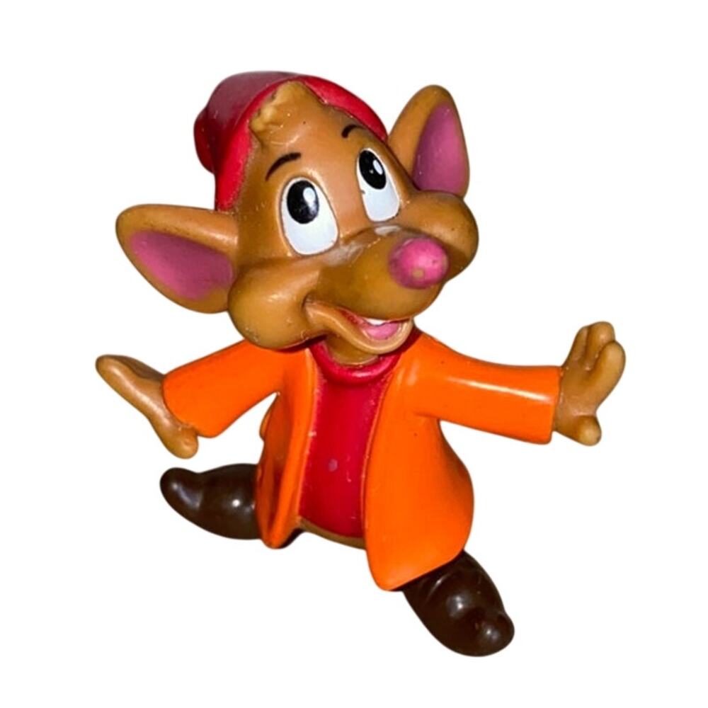 Vintage Disney Store Cinderella's Jaq the Mouse Figurine 2.5" Jacques